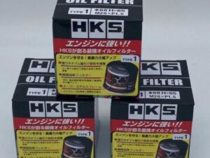 3X HKS Performance Oil Filters - Lancer Evo 1 2 3 4 5 6 7 8 9 10 4G63 4B11 Colt