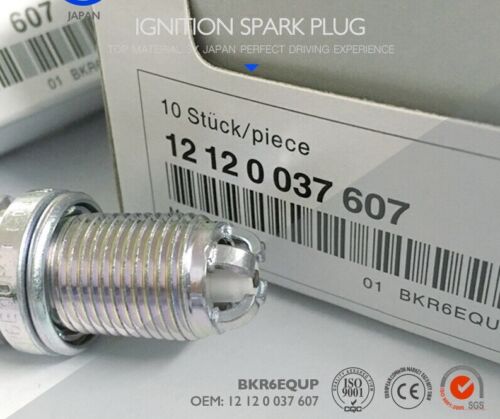 bmw Spark Plugs BKR6EQUP 3199 (x6 Plugs) Fits BMW E46 320i - 330i 12120037607